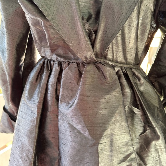 Fabulous Retro Faux Silk Shantung Dress - Picture 4 of 14